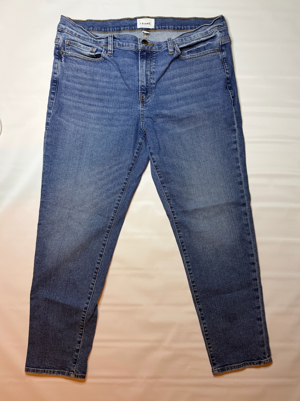Frame Denim Women’s Blue Slim Jeans Size 32 - Picture 1 of 4